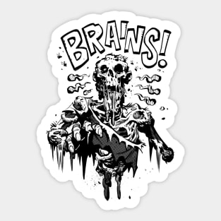 BRAINS! Sticker